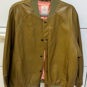 we the free wild rose vegan leather bomber